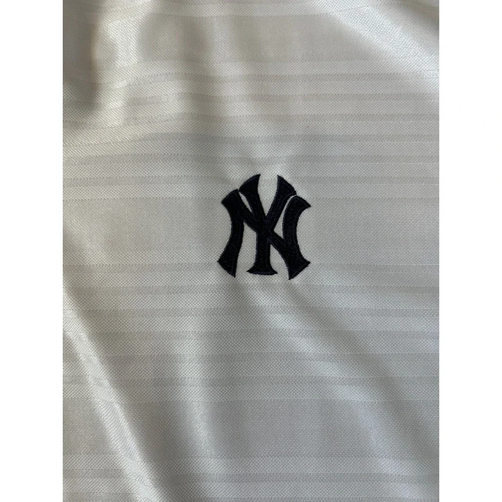 Antigua New York Yankees Polo Shirt MLB Stripe XXL embroidered New‎ no tag